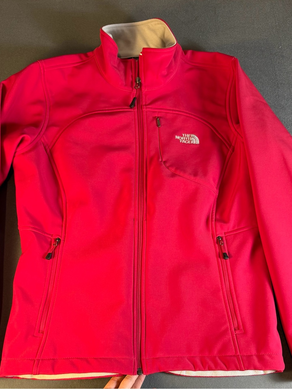 The North Face Women's Bright Pink Softshell Utility Jacket